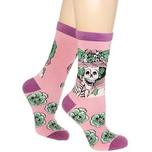 NEW Miss Muertos Skeleton Crew Socks